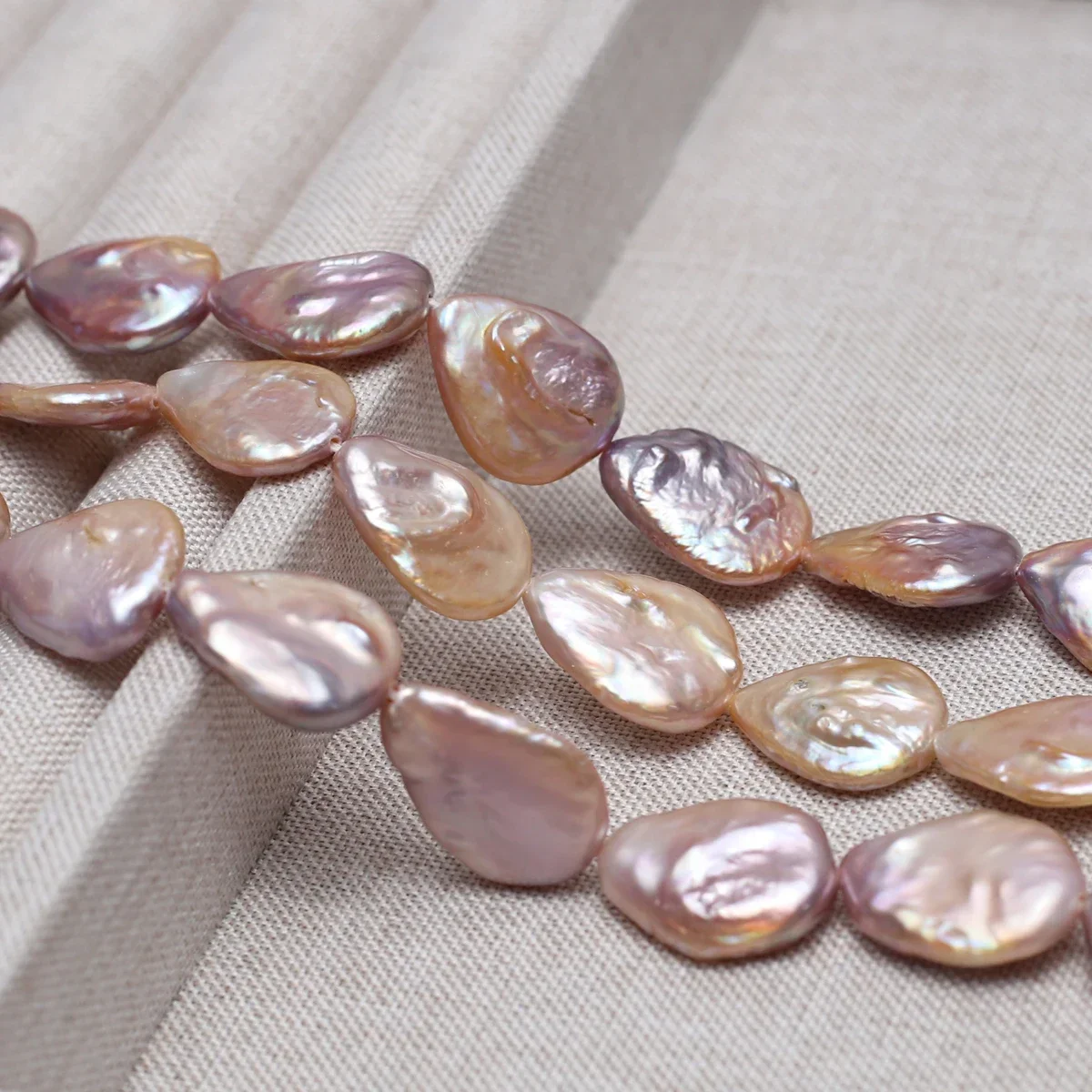 13x18mm AAA Natural Freshwater Purple Teardrops Baroque Pearl Bead Jewelry Make DIY Necklace Bracelet Accessories Wedding Women