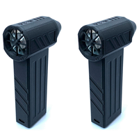 【Hot Cake】2X Mini Turbo Jet Fan Turbo Violent Fan 110000RPM Powerful Blower With High Speed Duct Fan Air Blower Portable