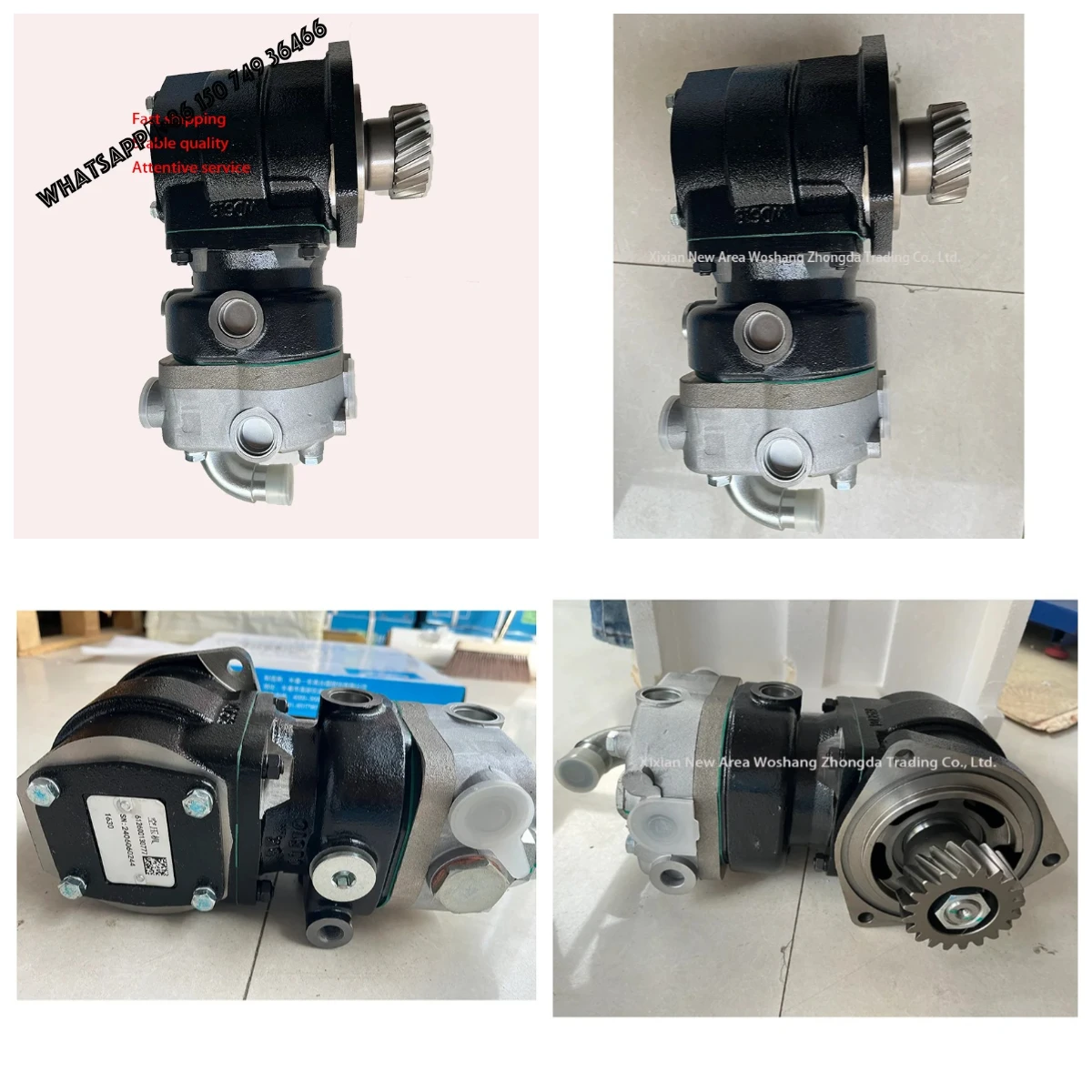 612600130777 High Quality Truck Parts Air Compressor 612600130777 for China Diesel Engine for Weichai Shacman Sinotruk HOWO