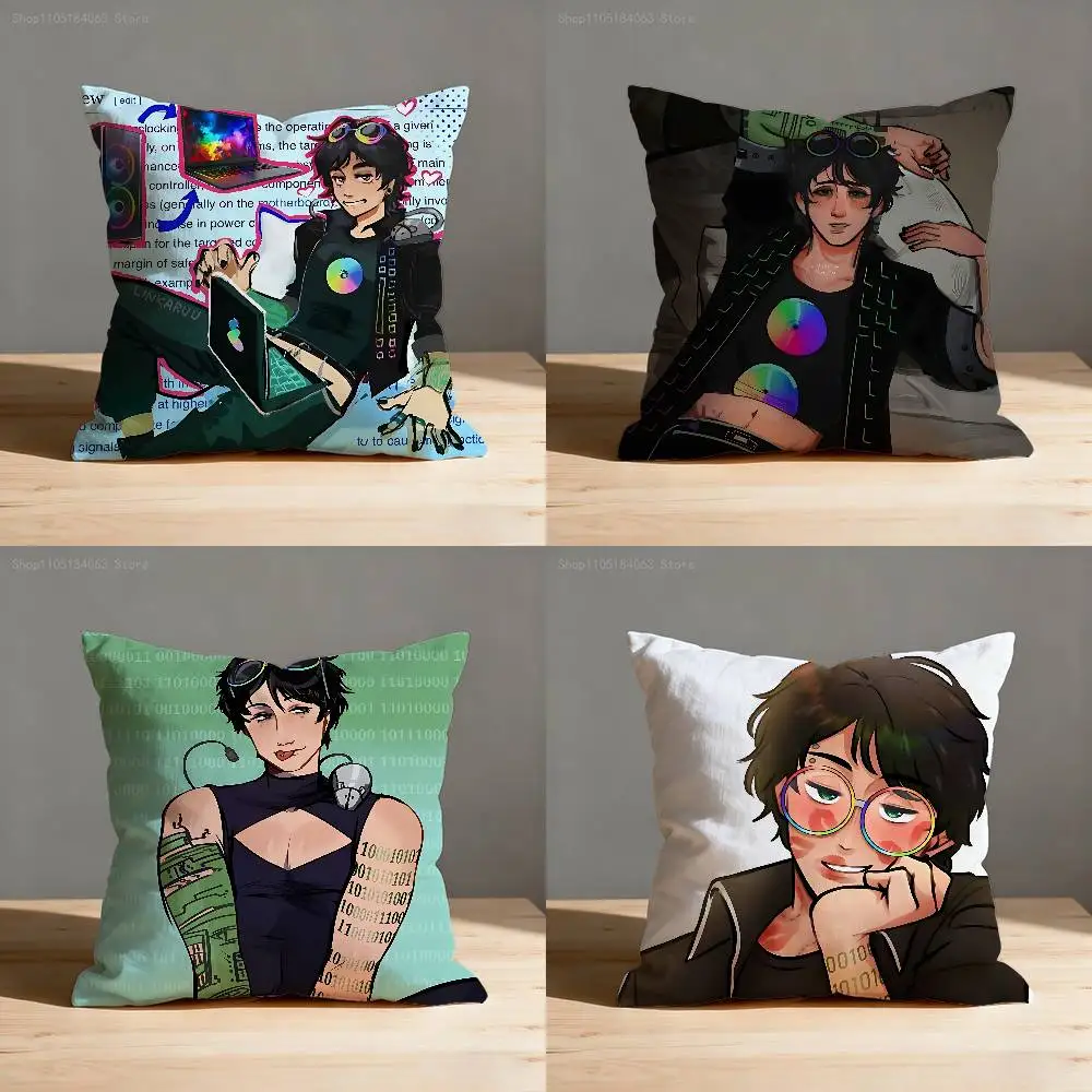 

Game D-Date E-Everything Mac Pillow Case For Sofa Decor Car Office Room Printing Cushion Cover Decorations and Protector