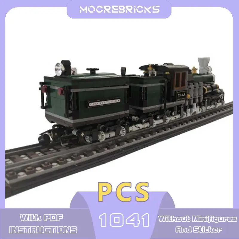 High-tech Shay Class 3 Locomotive Model MOC-146123 Railway Train Model Technology Bricks Toy Kit Children's Holiday Gifts