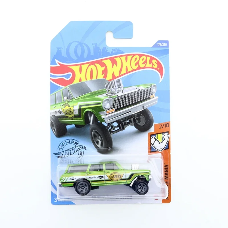 2020-174 Original Hot Wheels Mini Alloy Coupe 64 NOVA WAGON GASSER 1/64 Metal Diecast Model Car Kids Toys Gift