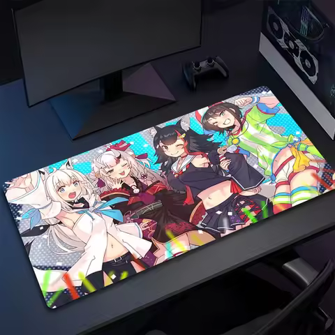 Hololive HD Print Mouse Pad Cosplay Girl Anime Gaming Mouse Mat Gamer Large Non-Slip Mousepad Laptop Rubber Computer Accessories