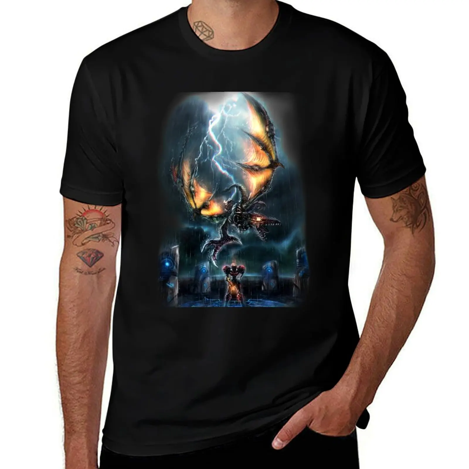

Meta Ridley: Hello Again (Harmony of a Hunter Returns) T-Shirt t shirts for man graphic cars t shirt man cotton
