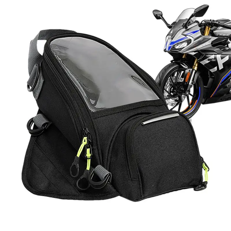 

Motorcycle Tank Bag Transparent Pocket With Large Capacity Magnetic Motorcycle Tank Bag For Cell Phone Navigation systems