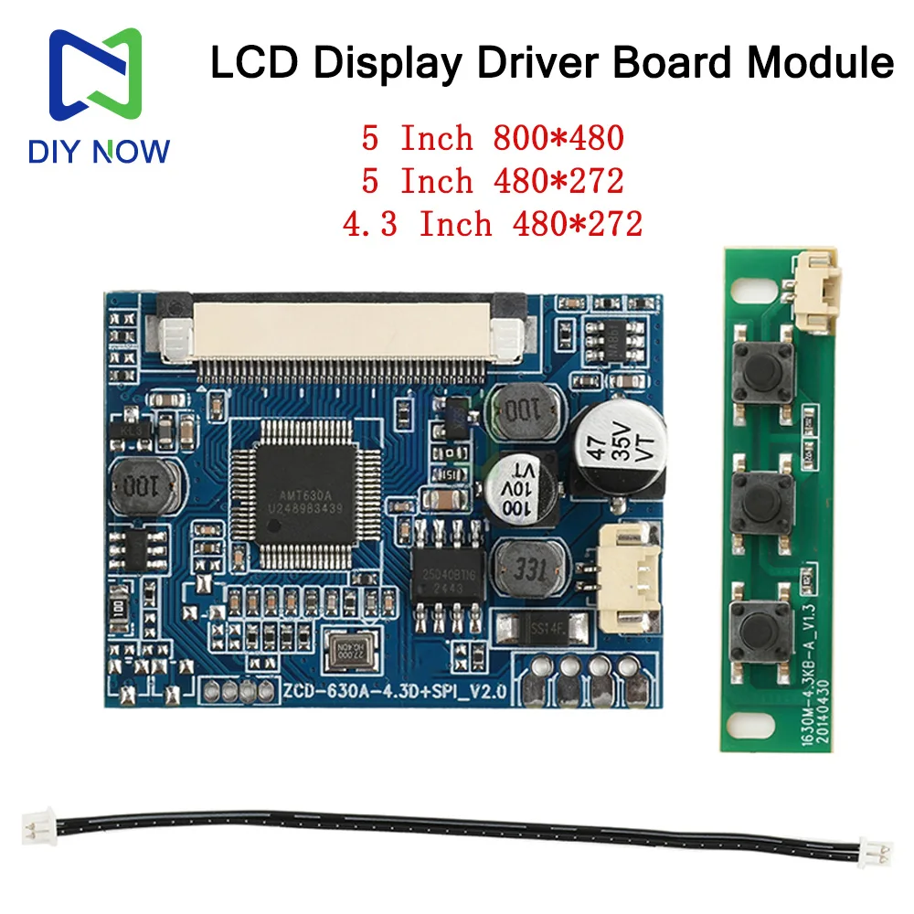 4.3 Inch 5 Inch 480*272 800*480 LCD Display Driver Board Module Kit Monitor For Car AV Digital Photo Frame Multi-Function