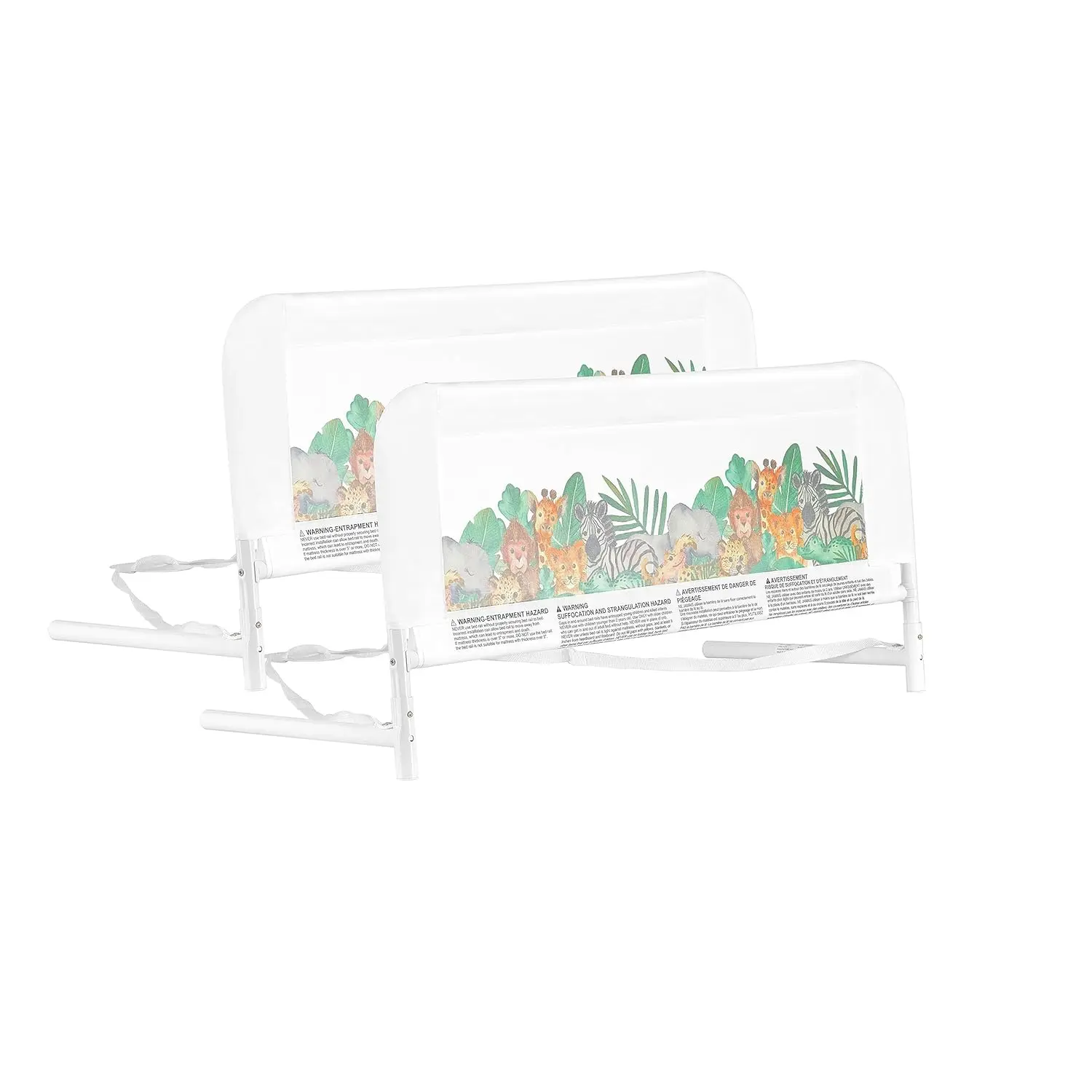 

Lightweight Mesh Security Adjustable Bed Rail Double Pa With Breathable Mesh Fabric In Jungle Print, 2 Count (Pa Of 1)