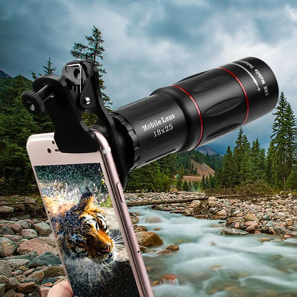 High-quality Monocular Telescope HD-compatible Lightweight Zoom Telescope Lens for Taking Photos Phone Telescope