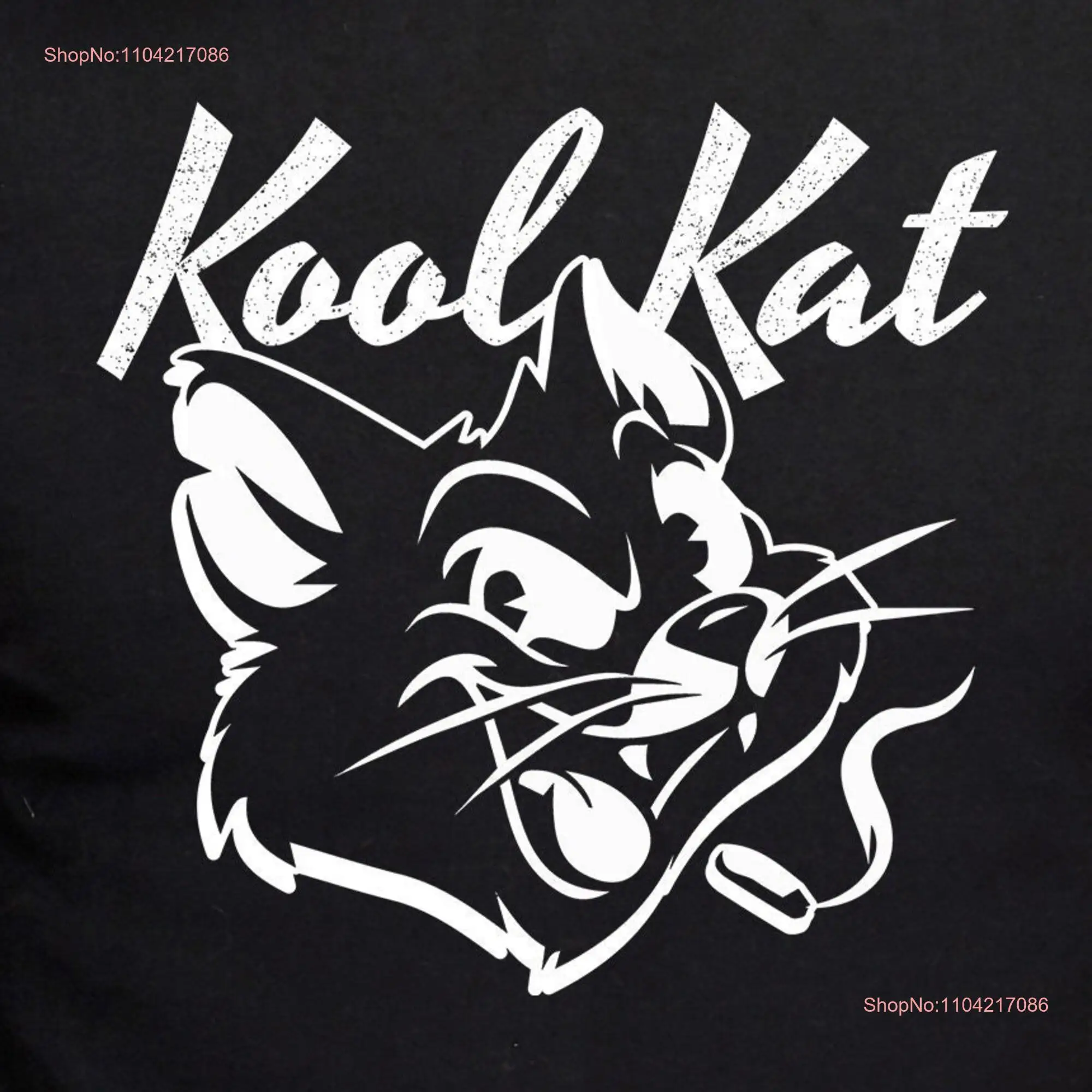 Retro cool meets timeless charm strut your stuff with our 'Kool Kat' tee dripping 80s Rock a Blilly feline finesse Purrfect