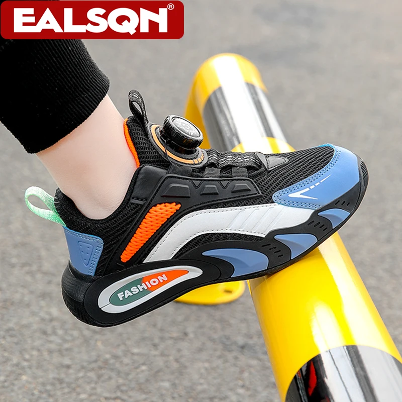 Весенне-осенняя детская спортивная обувь, нескользящие детские кроссовки, дышащие баскетбольные кроссовки с сеткой, повседневные теннисные туфли на плоской подошве для прогулок