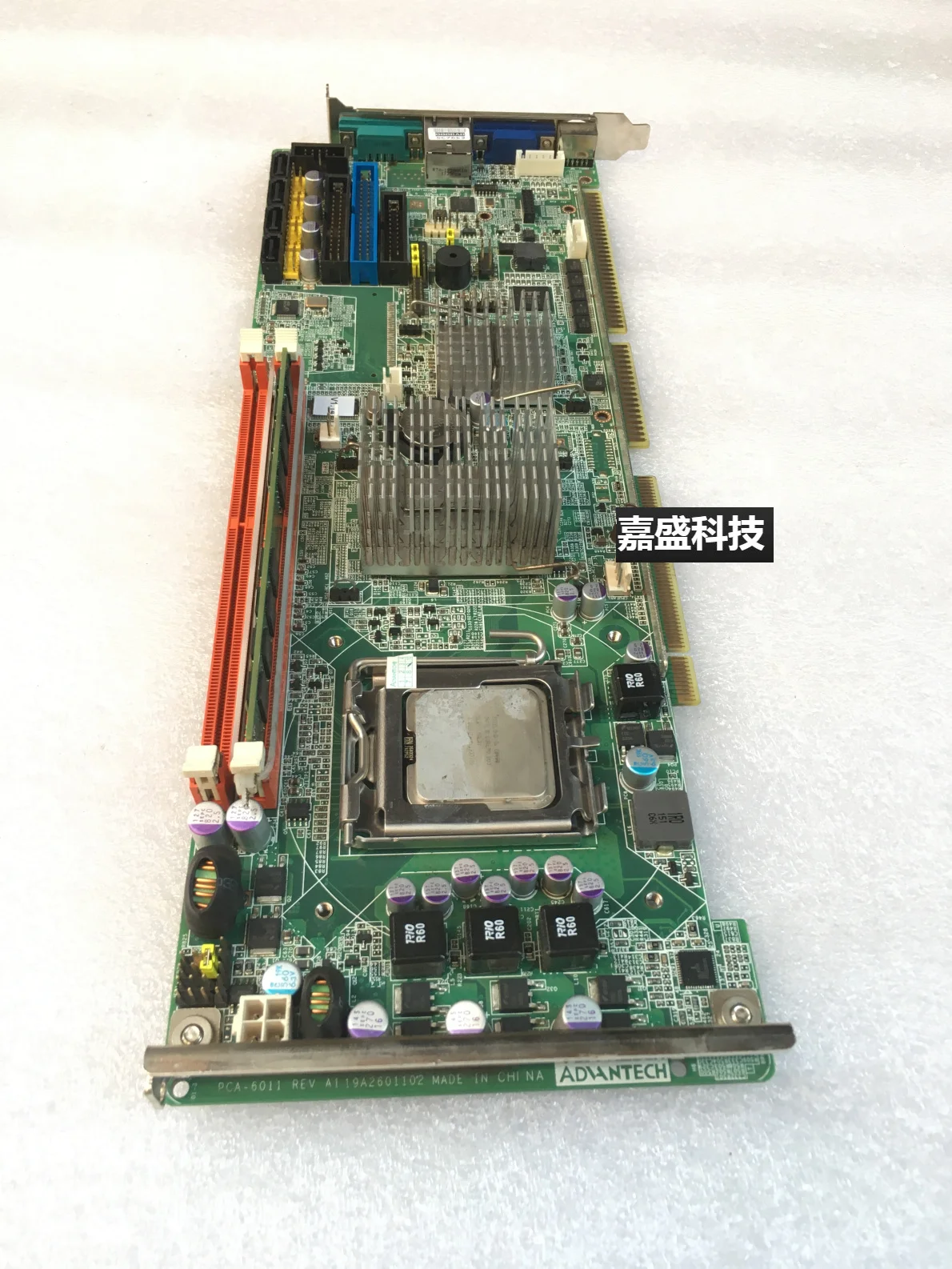 New Advantech PCA-6011/6011VG-00A1E industrial control main board can be tested and sent to CPU by single stock warnly for 1year