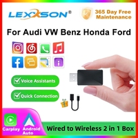 Wireless Carplay Adapter Android Auto Wireless Smart Dongle 2in1 For Volvo Benz Audi Kia Hyundai VW Mazda Cadillac MG Peugeot