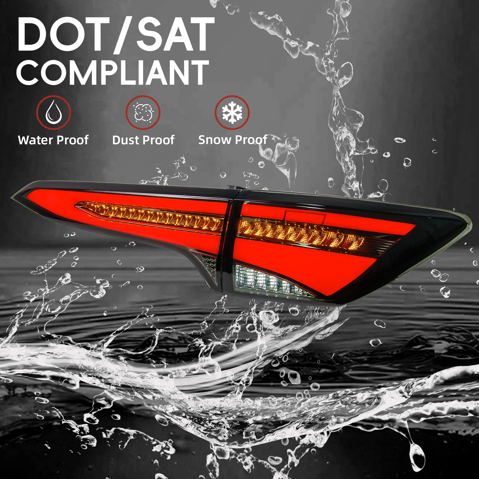 Tail Light for Fortuner 2016-2019 Car Taillights Accessories Hot Selling Factory Price