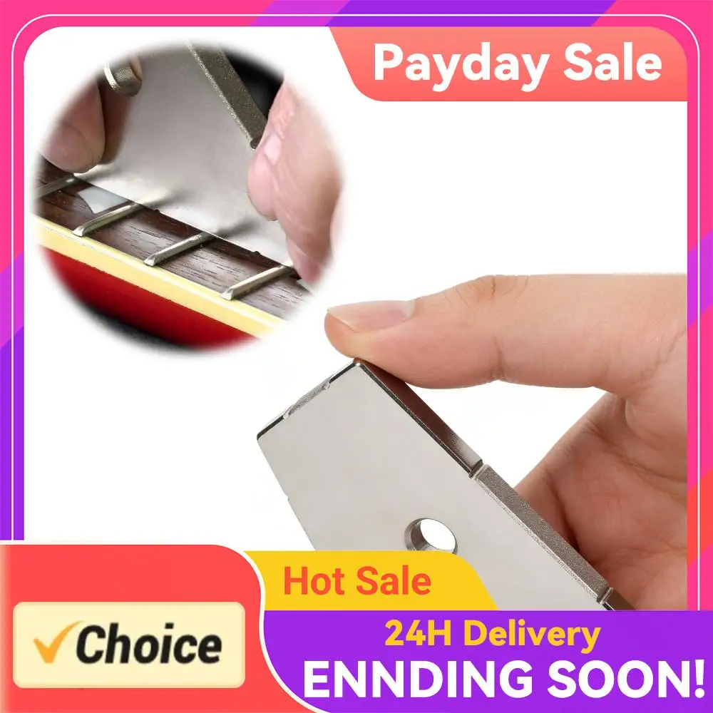 

Guitar Fret Adjustment Tool Fret Kisser Fret Leveling Tool Stainless Steel Fret Crowning Tool for Guitar and Bass Repair