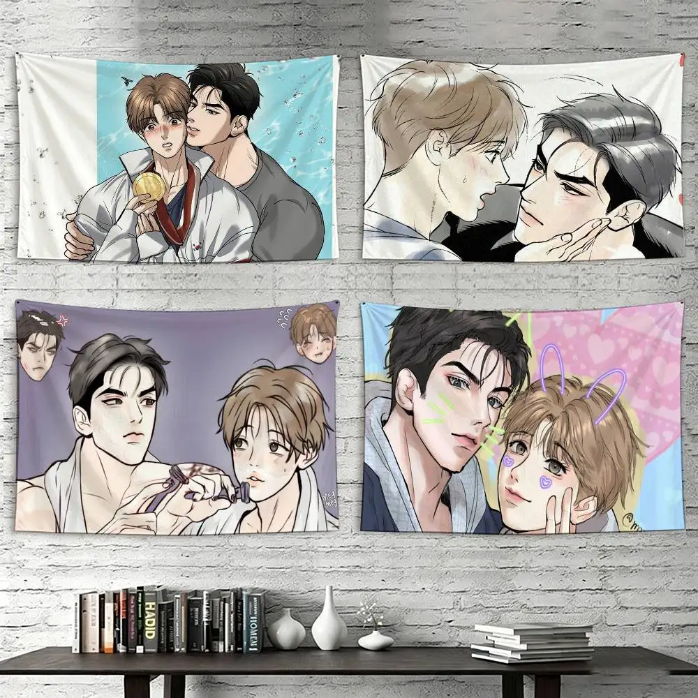 

Bl M-anhwa Jinx Joo Jaekyung Kim Dan Flags Suitable For Party Club Outdoor Interior Wall Decoration Banner Fans Gift