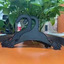 Pet Clothes Hanger Mini Cute Anti Slip Storage Dog Cat Clothes Rack Durable Functional Plastic Pet Baby Hangers for Dog Clothes