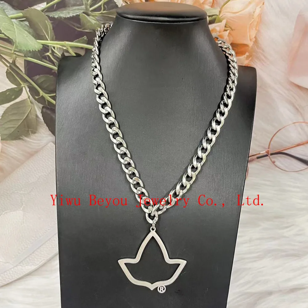 5MM Large Ivy Stainless Steel Thick Chain Necklace