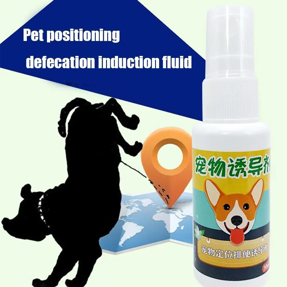 30ml Pet Dog Spray Toilet Training Inducer Dog Props Inducer Dogs Puppy Pad Doggy Pee Toilet Defecation For Puppy Pet Supplies