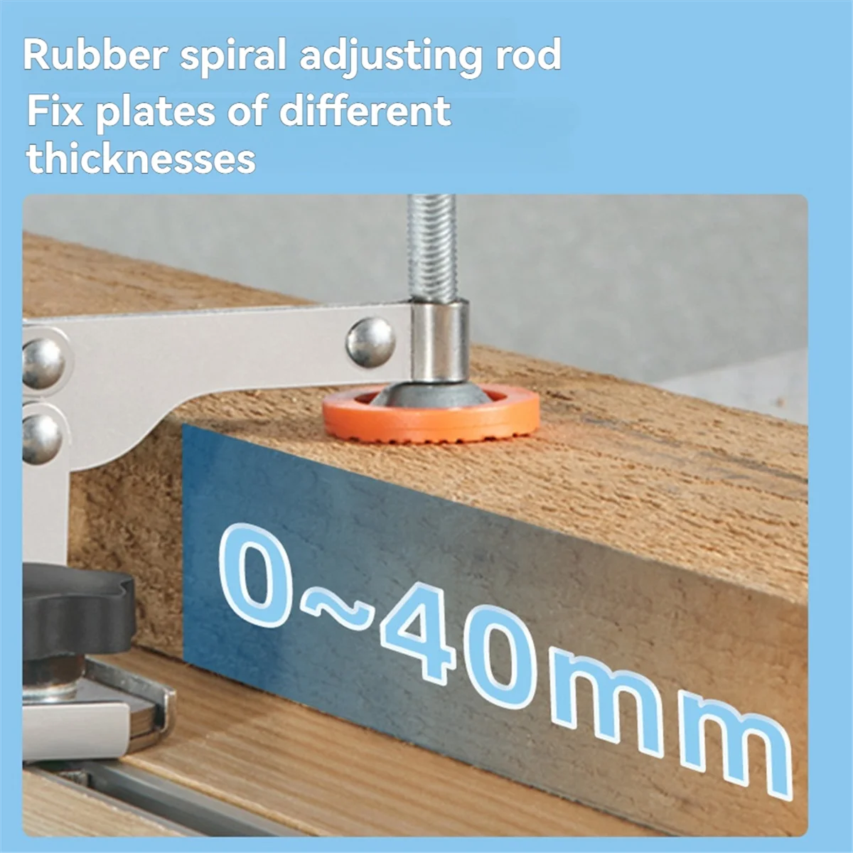 

A002 2XToggle Clamps Woodworking HeavyDuty Quick-Release Clamp Latch Push Pull Foot Workbench Clamping Clamps for Woodworking
