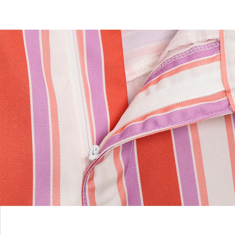 2025 женские модные полосатые шорты-бермуды, винтажные повседневные свободные шорты с высокой талией, летние женские праздничные короткие брюки