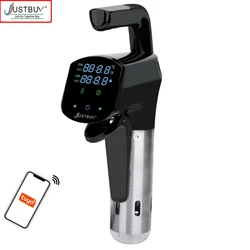 App Control Sous Vide Cooker IPX7 Waterproof Heater Immersion Circulator Slow Cooker with Digital Display Reservation Function