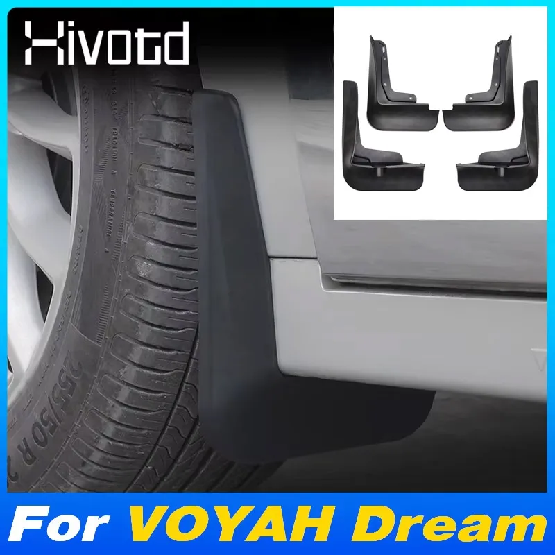 

Hivotd Car Front Rear Wheel Car Mudflaps Anti Splash Mud Guard Fender Cover Exterior Protective Accessories For VOYAH Dream 2024