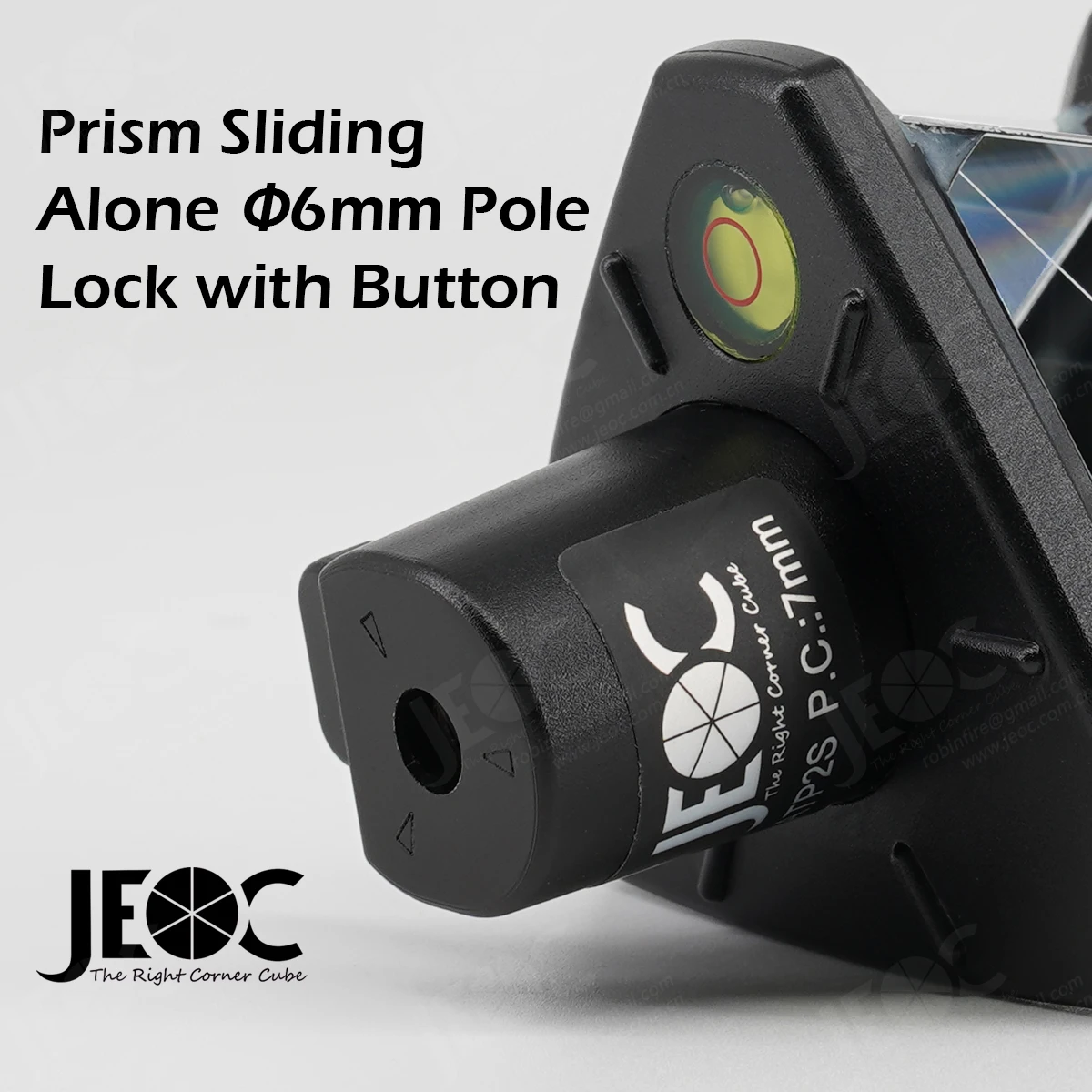 JEOC ATP2S, Sliding 360 Degree Reflective Prism, 3rd-Party Reflector for Japanese Total-station Accessories Topography Survey