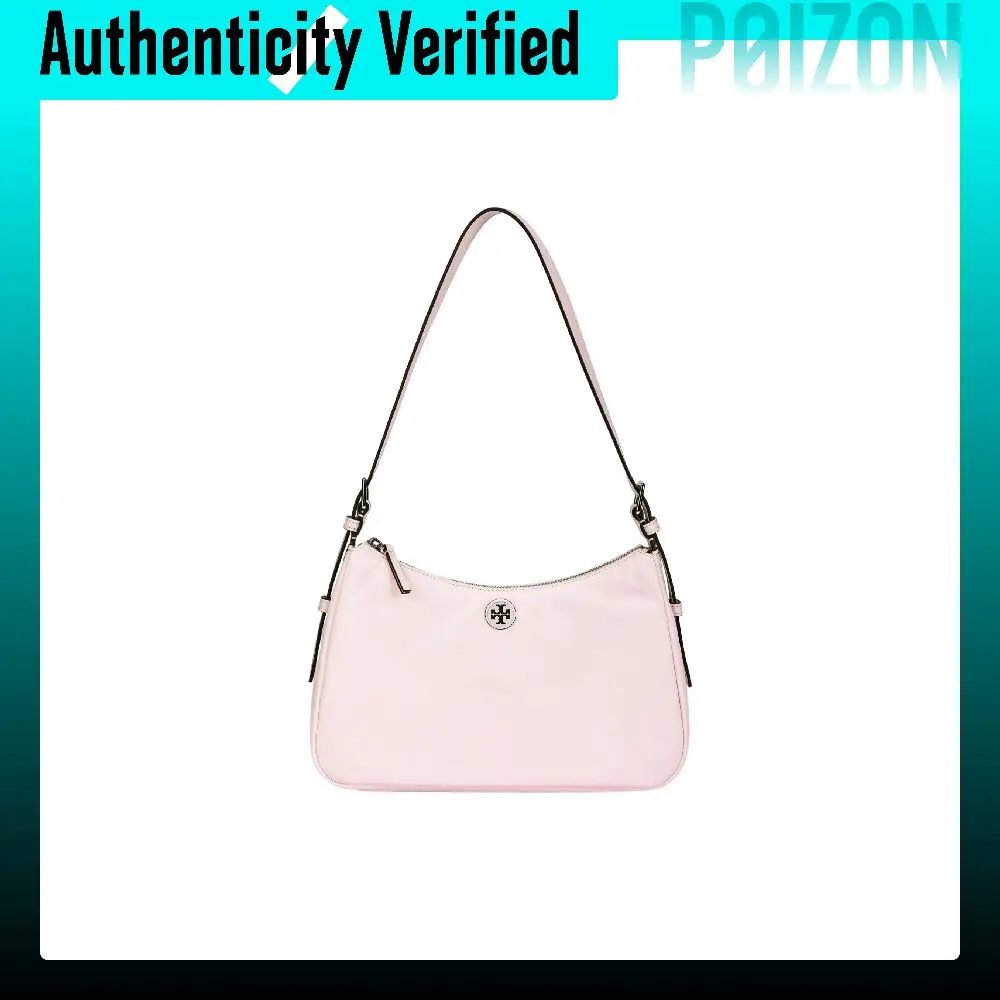 TORY BURCH Tory Burch Adjustable Detachable Strap Fabric Shoulder Bag Small Women's Flesh Pink 177335-600