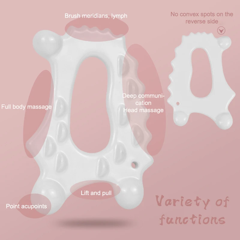 

Ceramic Multifunctional Scraping Board Meridian Dredging Massage For Face Body Massage Tool Gua Sha Face Lift Guasha Massager