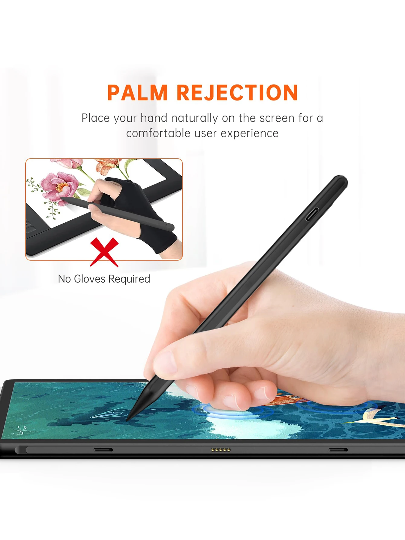 قلم USI 2.0 لينوفو HP ASUS Acer Chromebook للكمبيوتر المحمول اللوحي القابل لإعادة الشحن قلم رصاص راحة اليد 4096 ضغط #4