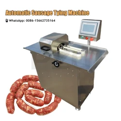 Industrial Automatic Sausage Tie Wire Binding Machine Sausage Linker Machine Ham Knot Tying Machine