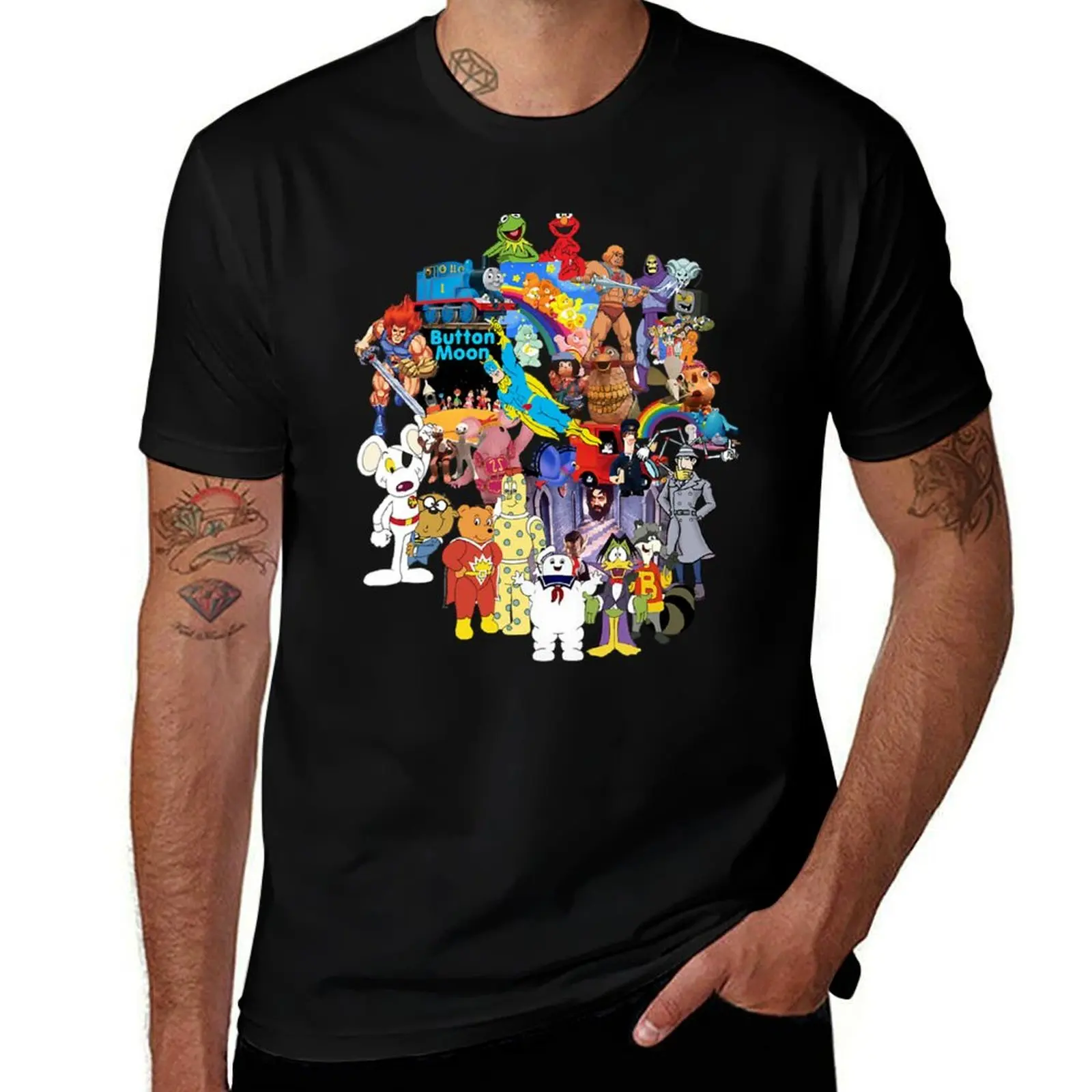 

1980's Retro Throwback Mashup Memories - 80's Kids TV shows T-Shirt graphic t shirts shirts graphic tee black t-shirts for men