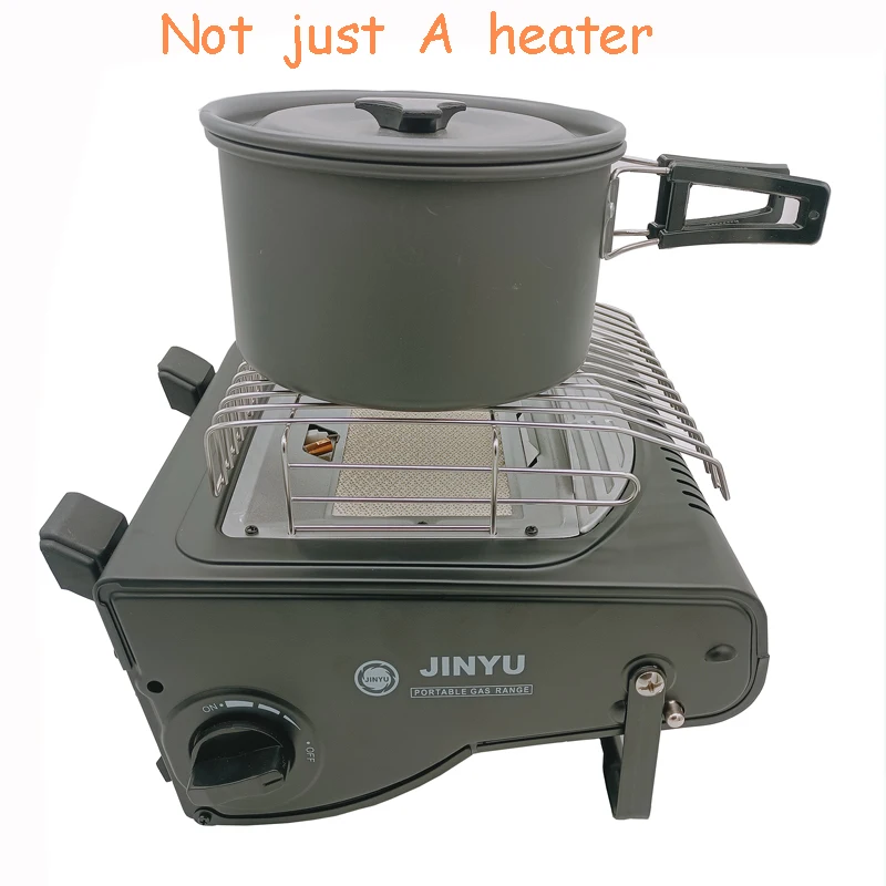 New Outdoor Cooker Gas Heater Travelling Camping Hiking Picnic Equipment Dual-Purpose Use Stove Heater For Fishing