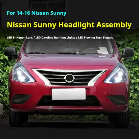 10 best sales nissan sunny headlights - №4