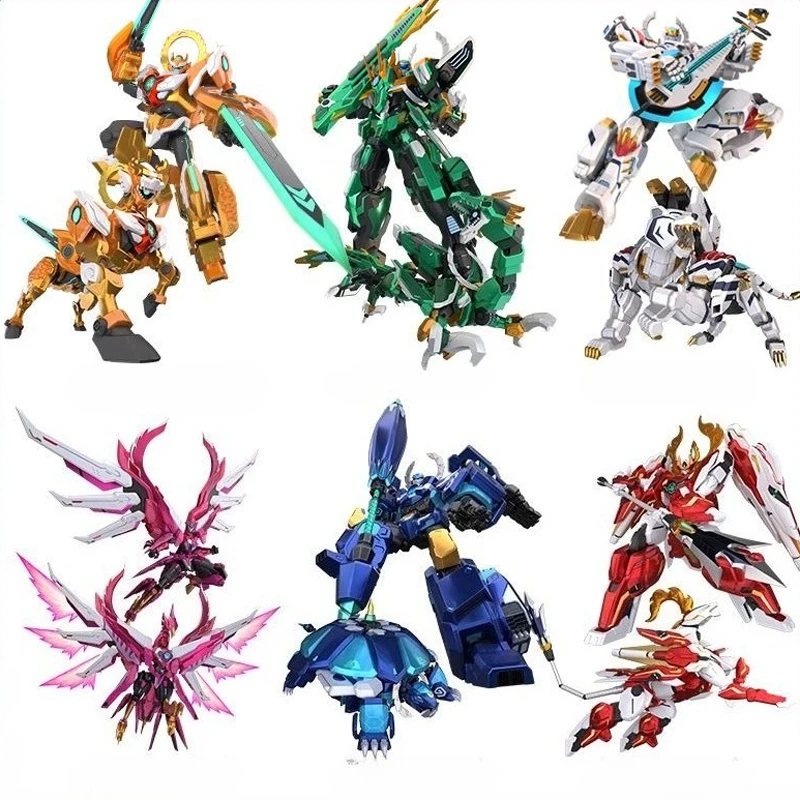 2025 novo robô de deformação diy modelo de plástico brinquedos 7 ''/26cm ornamento de mesa brinquedo das crianças para meninos presentes de natal aniversário convidados presentes