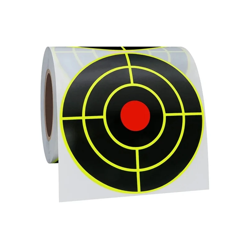 100/200/250PCS Self Adhesive Stickers Shooting and Hunting Target Dots Sticker Reactive Targets Sticker Practice Training Sticke