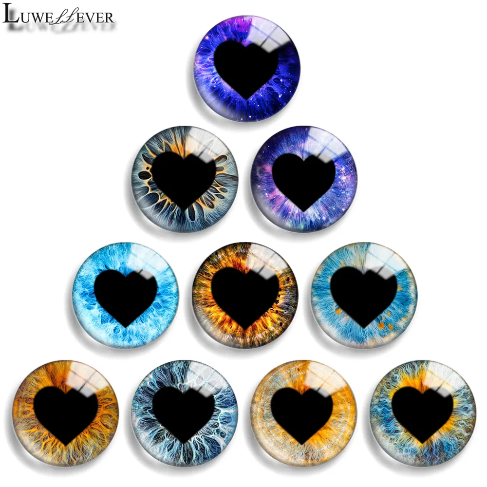 

12 мм 10 мм 20 мм 25 мм 30 мм 40 мм 862 сердечные глазки микс круглые бижутерия со стеклянными кабошонами в поисках 18 мм оснастки кнопки Шарм Браслет