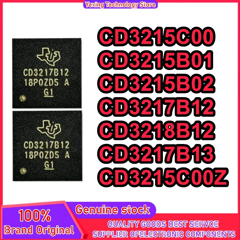 CD3215C00 CD3215B01 CD3215B02 CD3217B12 CD3218B12 CD3217B13 CD3215C00Z BGA Charging IC Chip 100% New Original in stock