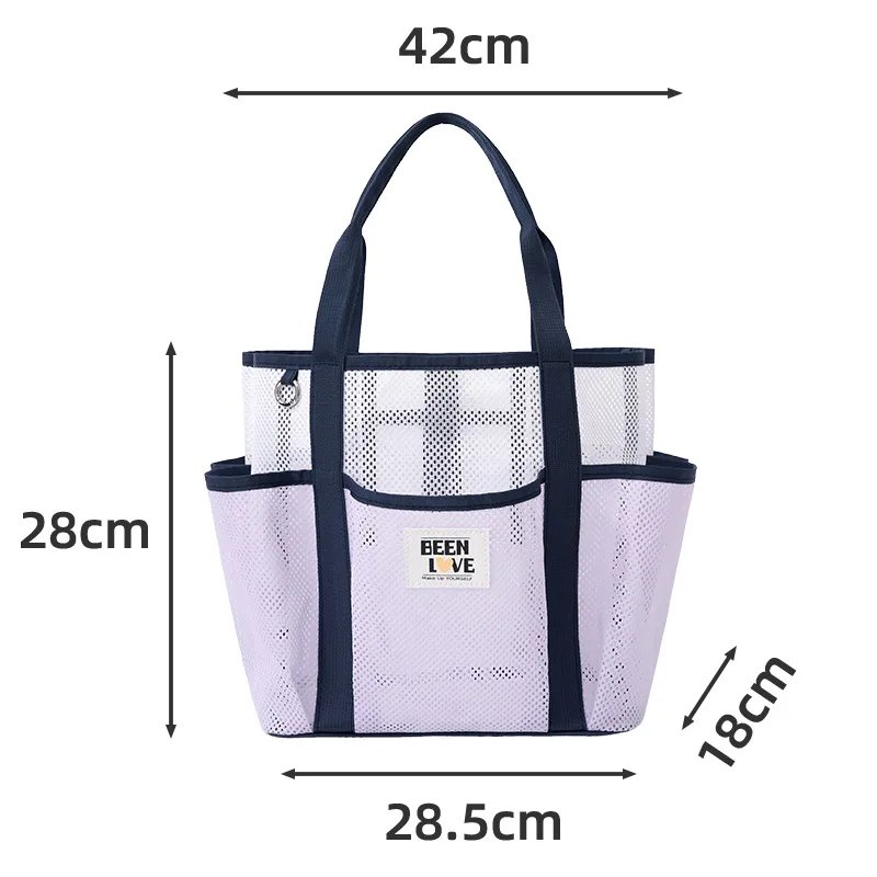 2025 New Portable Beach Bag Large Capacity Travel One-Shoulder Swimsuit Storage Bag Portable Swimming Holiday Storage Bag