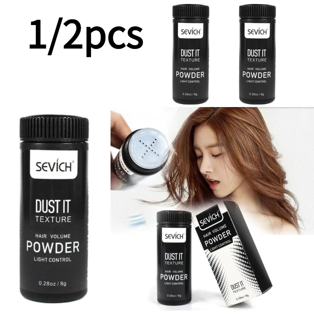 

1/2PCS Volumizing Hair Styling Powder Hair texture powder Fluffy Grooming Finish Hair Styling With Mattifying Hair Powder Unisex