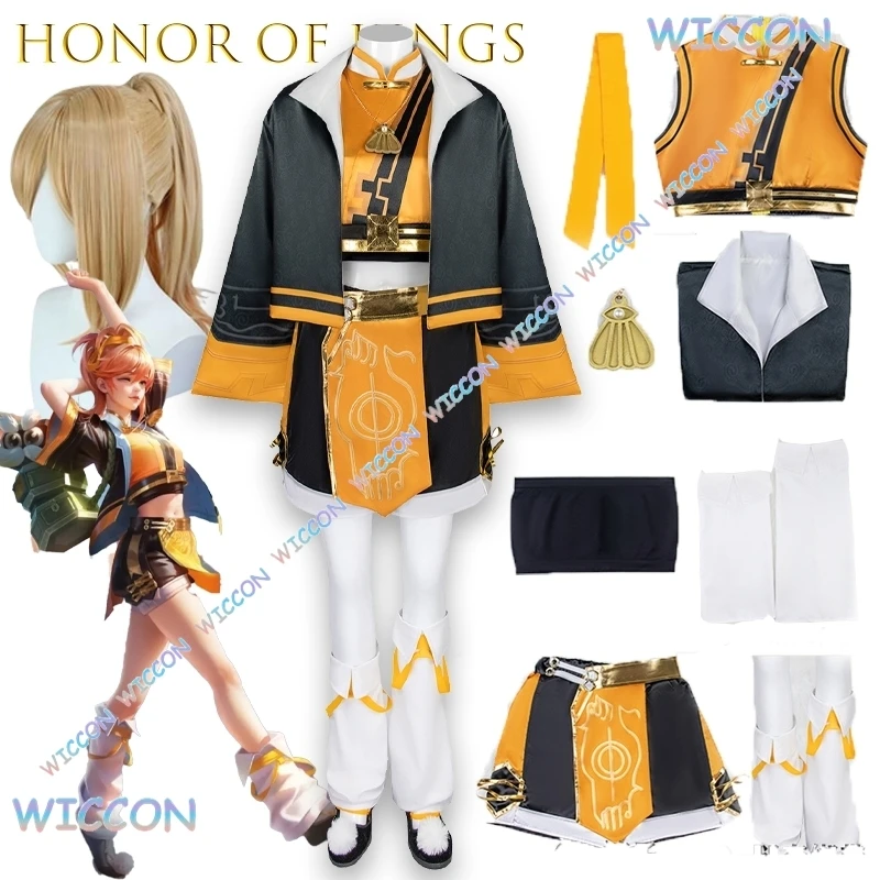 

[Youkoo]Honor Of Kings JiXiaoman Cosplay Costume New Hero Anime Game Character Outfit Stock Fast Shipping Summer Convention Hall