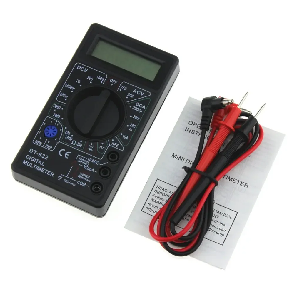 DT-830B Digital Multimeter Handheld Digital Display Multimeter Ammeter Voltmeter Electrical Instrumentation