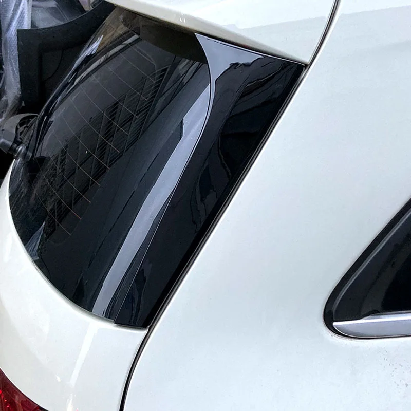 

For Mercedes-Benz B-Class B180 B200 W246 Car Rear Window SideTrunk Spoiler Wing Flap Gloss Black Stickers Spoilers ABS 2012-2018