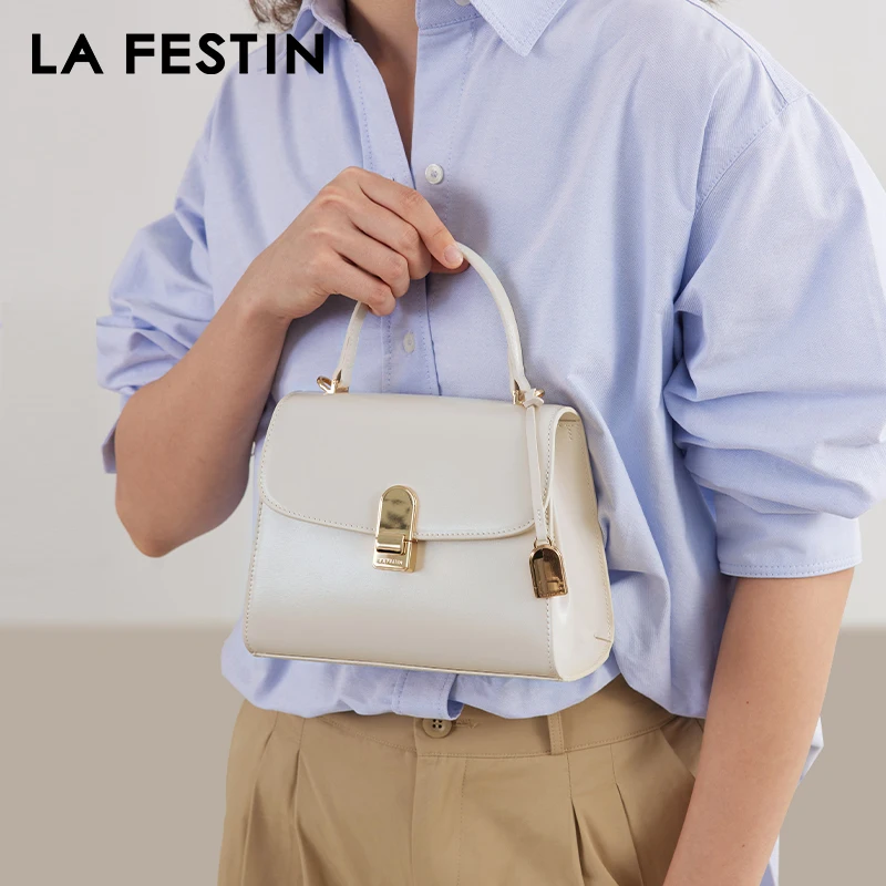 LA FESTIN Original Handbag Women\'s bag Summer 2024 New Luxury Designer Bags Leather Bag Female Bags Crossbody Shoulder Bag