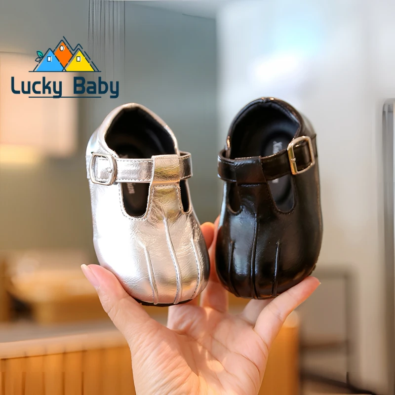 

2026 Retro Girls Leather Shoes for Every Day French Style Fashion Shallow Children Moccasin Shoes Kids Casual Flats Shoes