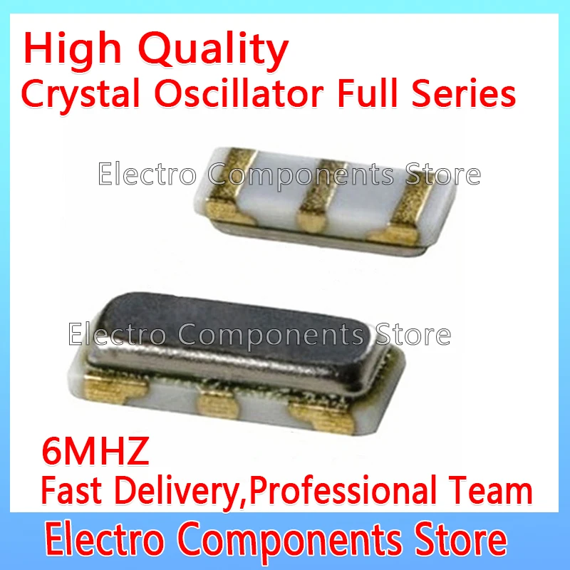 5PCS/Lot CSTCR6M SMD Ceramic Resonator CSTCR 3Pin CSTCR6M00G55B-RO 6MHZ SMD Ceramic Resonators Crystal Oscillator 4.5*2.0MM 6M