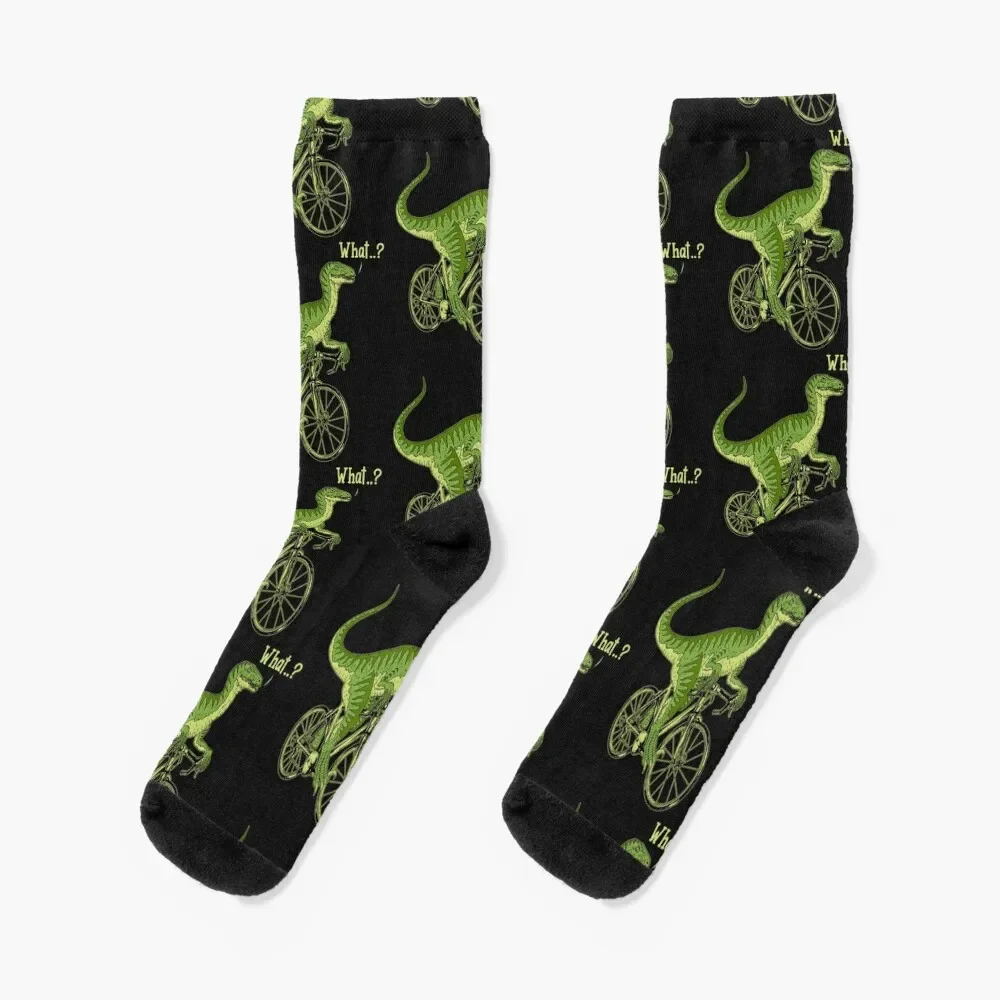 

Cycling Dinosaur Socks Sports luxury Socks Women's Men's