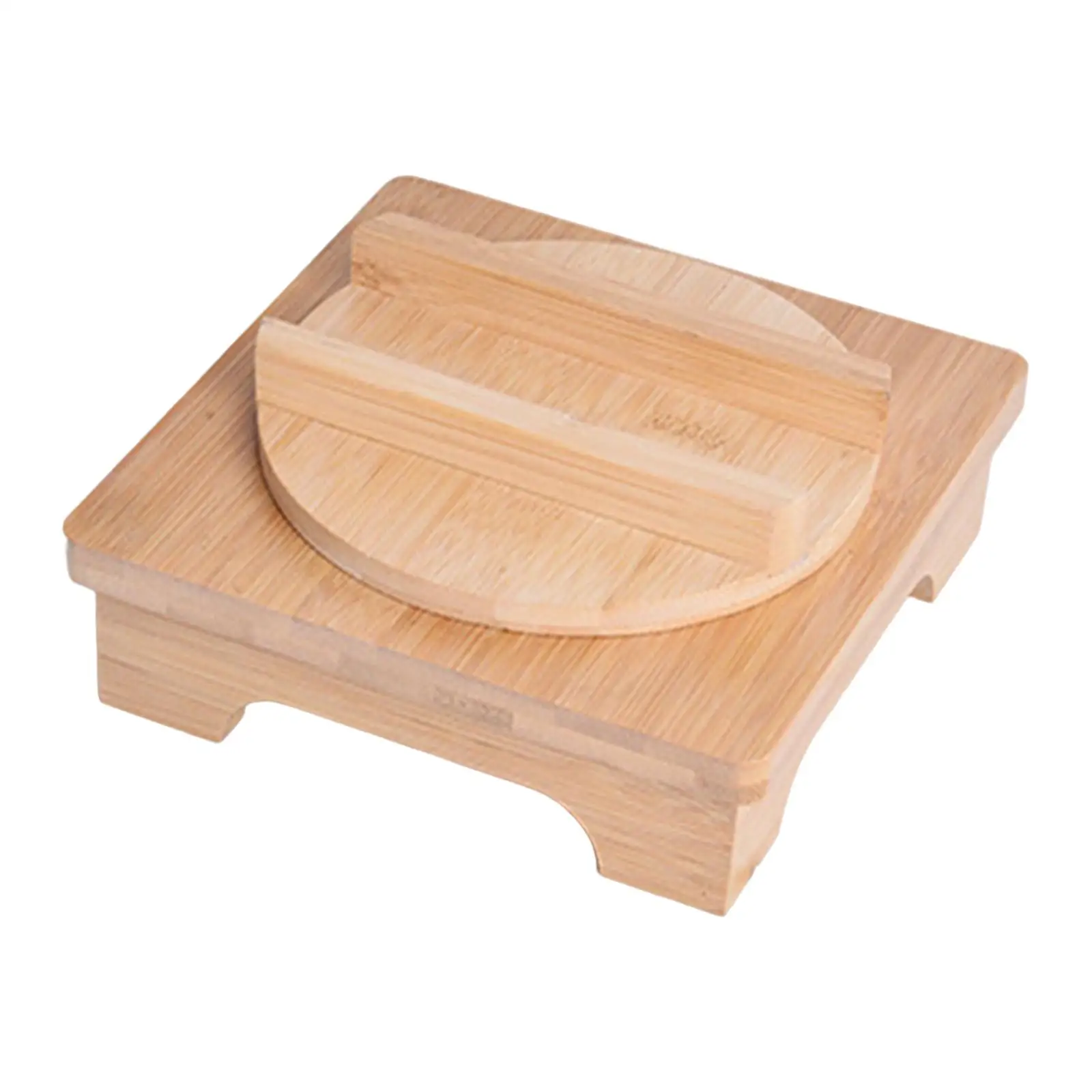Bamboo Trivet Heat Resistant Anti Hot Household Trivet Kitchen Wood Hot Pads Trivet for Teapot Table Kitchen Bibimbap Food