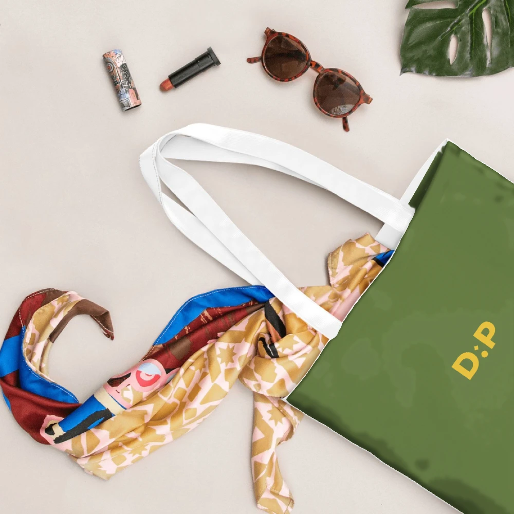 Customizable Photo Text Logo Print Tote Bag Durable Machine Washable Shoulder Bag Ideal for Travel Shopping And Work Sturdy Hand