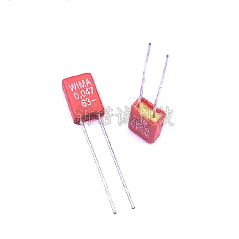 Imagem -02 - Alemanha Wima 473 63v 0.047uf 63v 47nf Mks02 Passo 2.5 mm Áudio Capacitor de Filme Diy 10 Peças 100 Peças